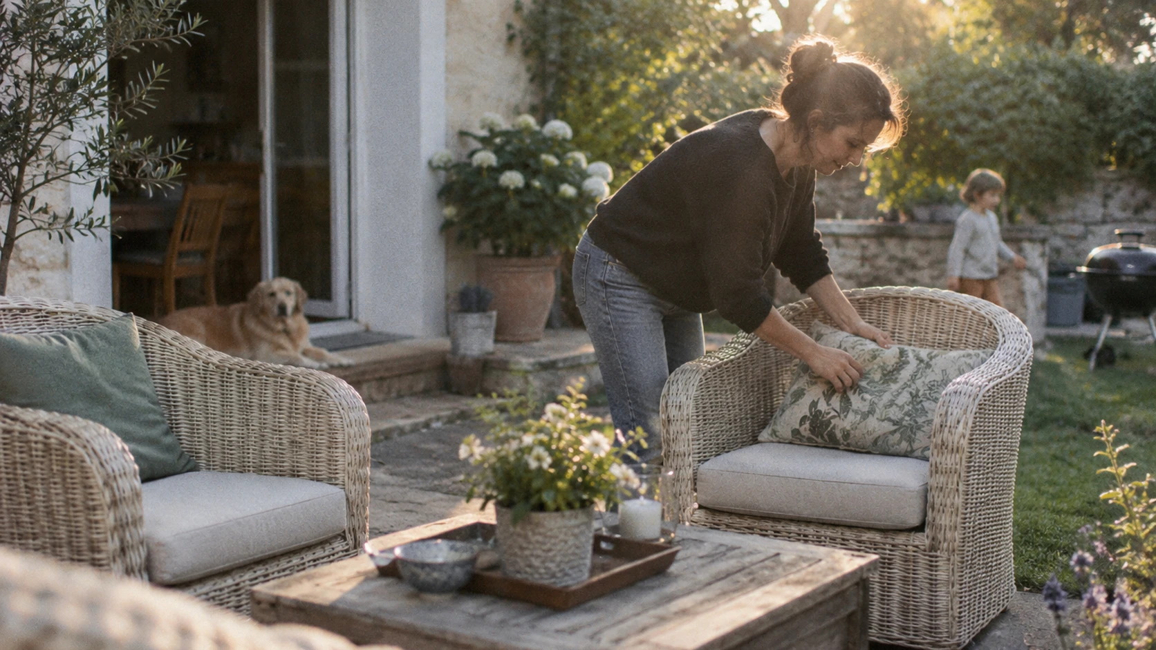 Aménagez votre jardin avec élégance : le choix des meubles en vinyle