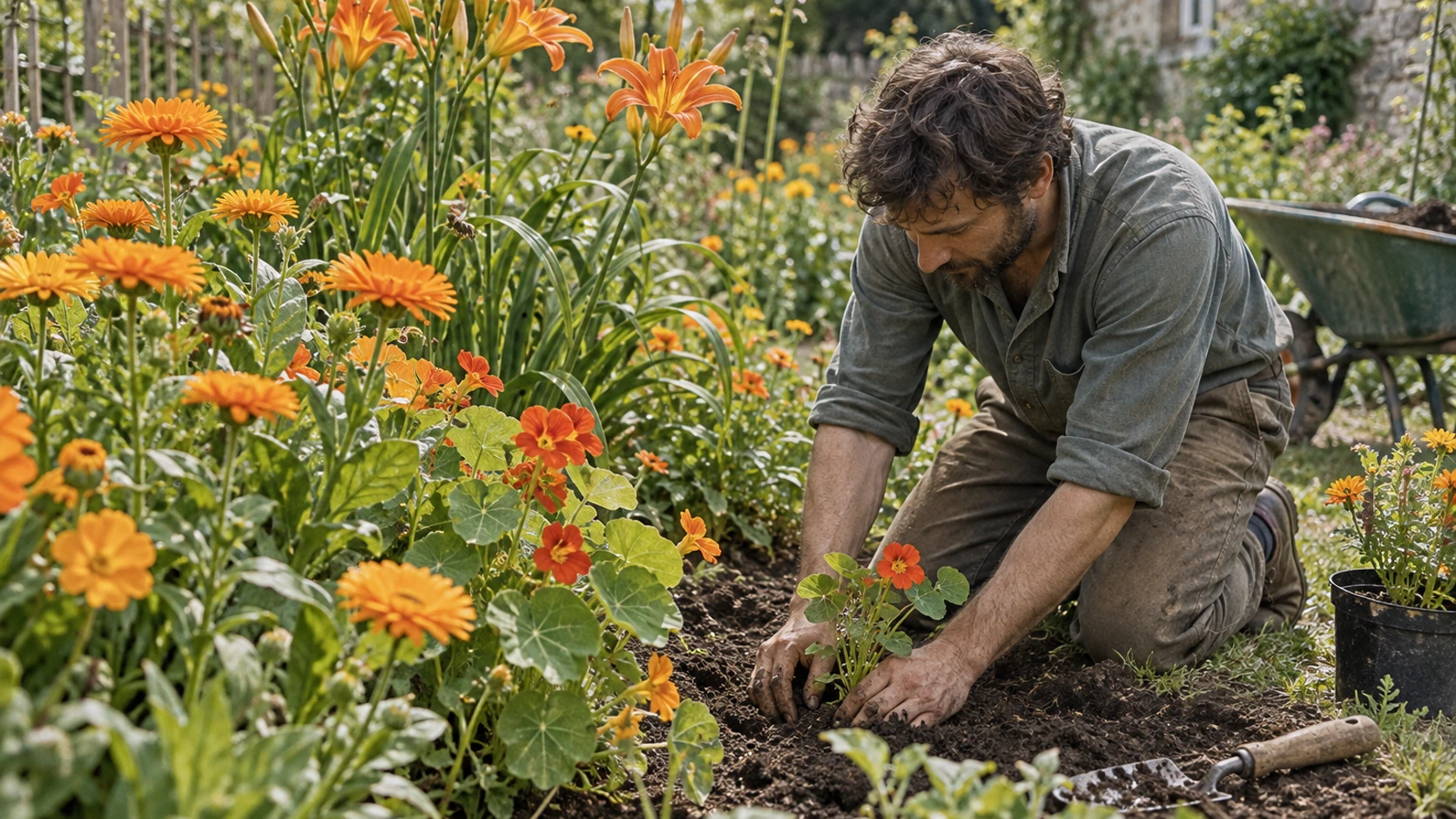 Sublimer son jardin avec une fleur orange éclatante