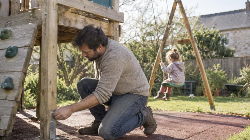 Comment créer une aire de jeux extérieure sécurisée pour vos enfants ?