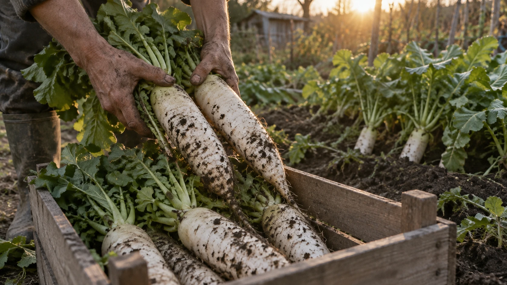 Radis daikon : culture et vertus de cette racine japonaise