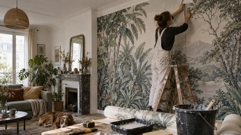 Créer une décoration murale immersive grâce au papier peint panoramique