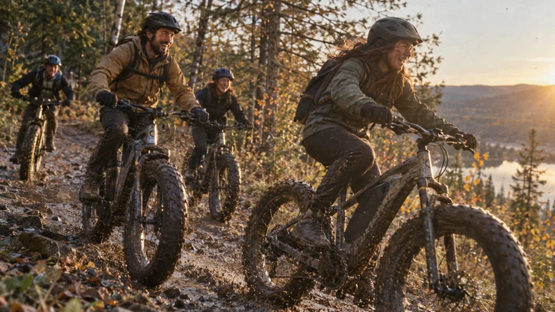 Escapade entre amis ? Le fat bike électrique est votre allié !