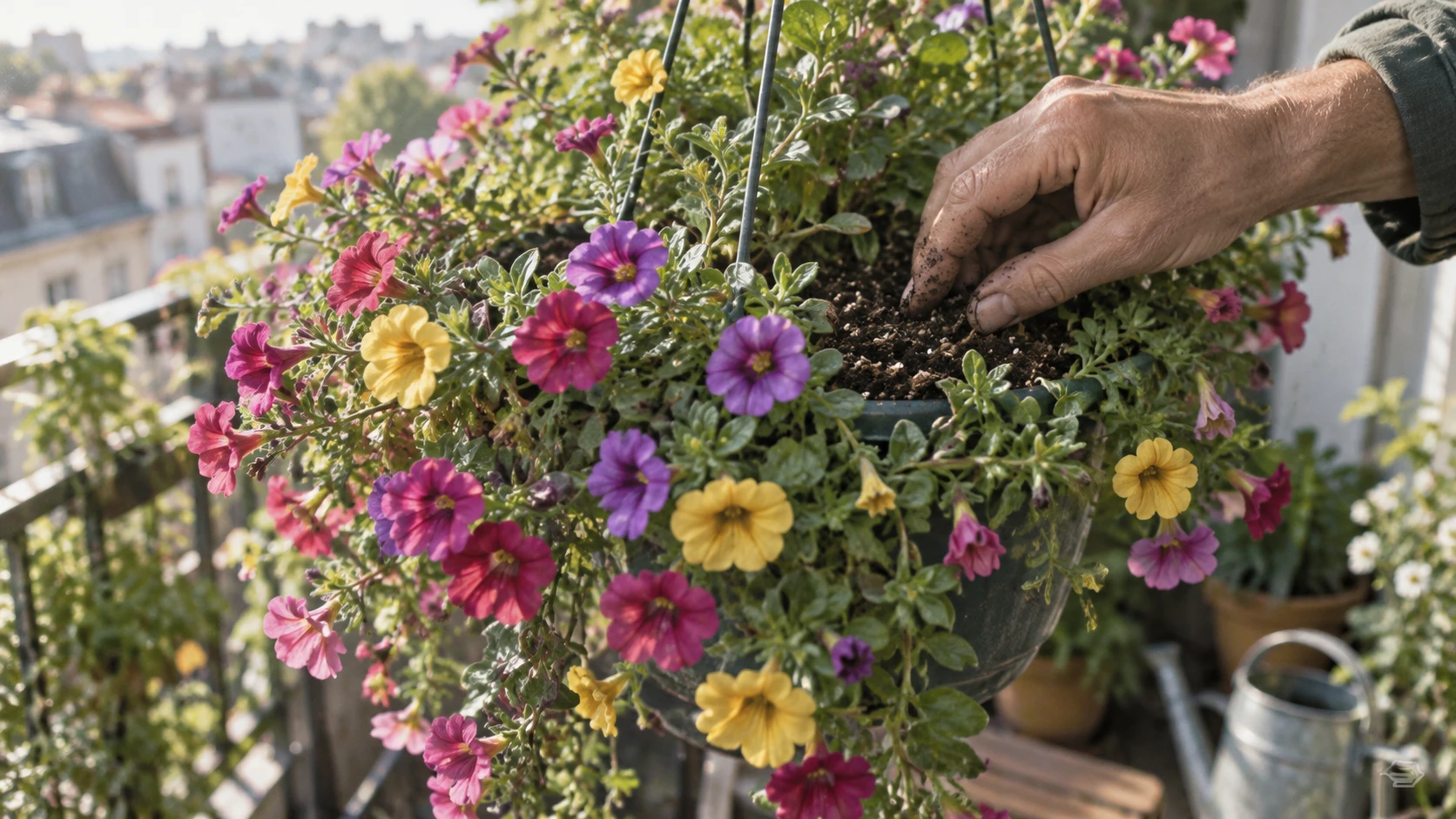 Entretien du calibrachoa : le secret d’une cascade fleurie