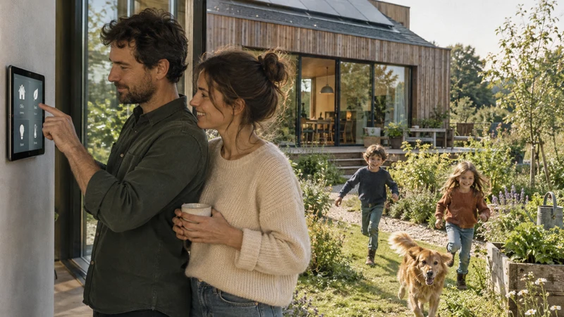 La maison du futur : un habitat durable et connecté