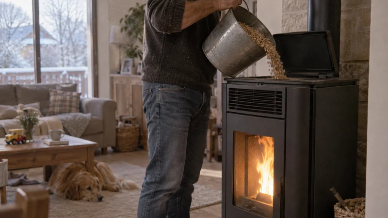 Le poêle à granulés, un chauffage performant et écologique ?