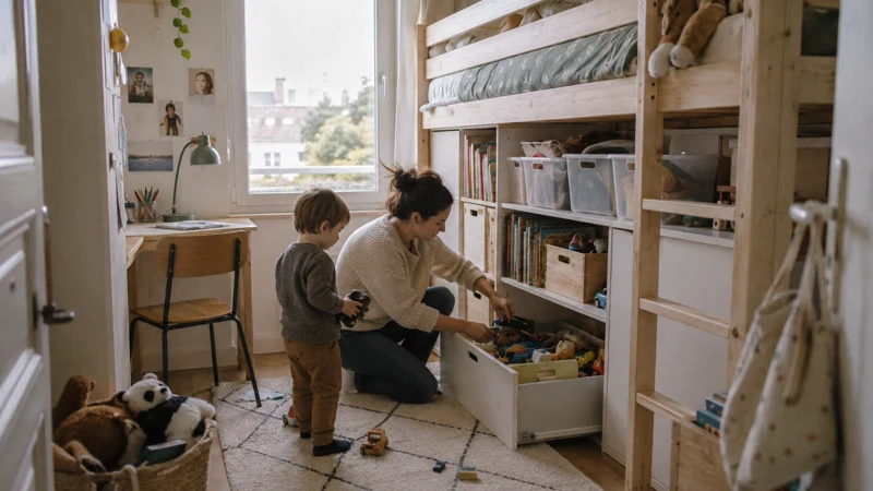 Les meilleures solutions gain de place dans une chambre d’enfants