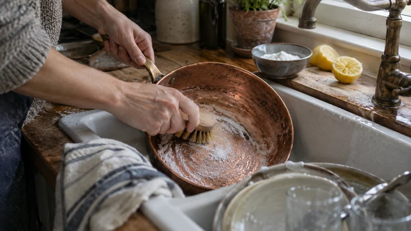 Nettoyer vos ustensiles de cuisine avec des ingrédients naturels
