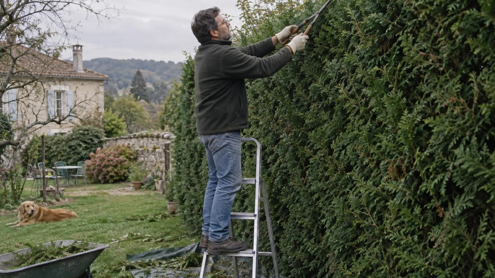 Réussir sa haie de thuya pour un jardin intime et serein