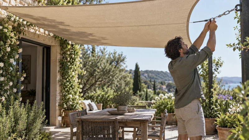 Voile ou toile d’ombrage : quelle solution pour votre terrasse ?